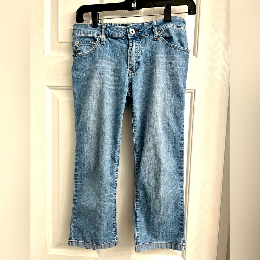 One Tough Babe Stretch Cropped Jeans